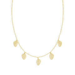 Collana Catena Forzatina con Foglie Monstera